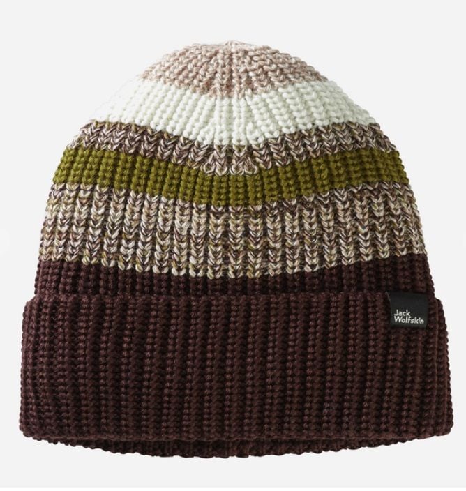 Jack Wolfskin Stripy Woods Beanie Bere