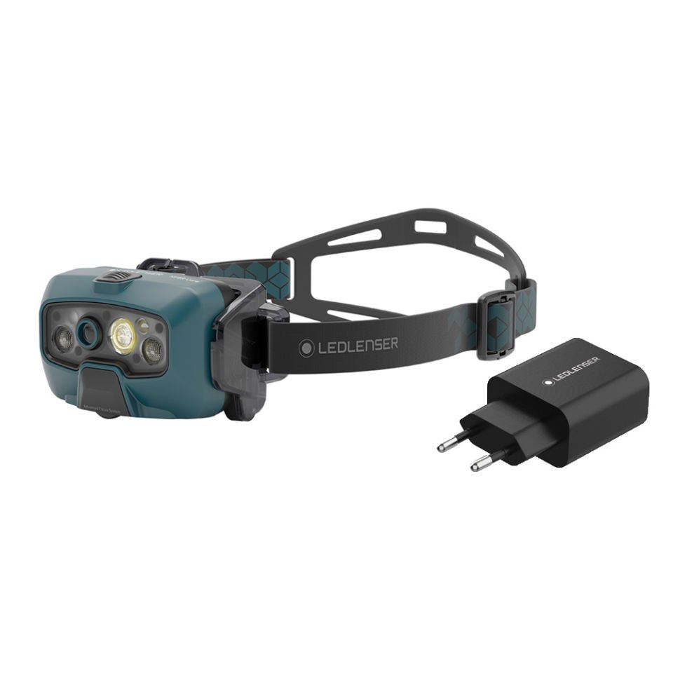 Led Lenser HF8R Core / Teal Green (Limited Edition) + Type C Adaptor Kafa Fener Seti