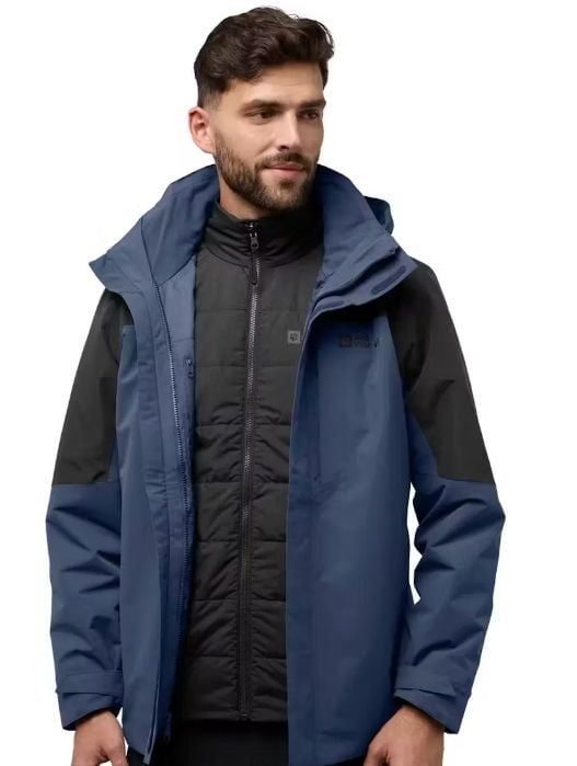 Jack Wolfskin Romberg 3IN1 Erkek Outdoor Mont